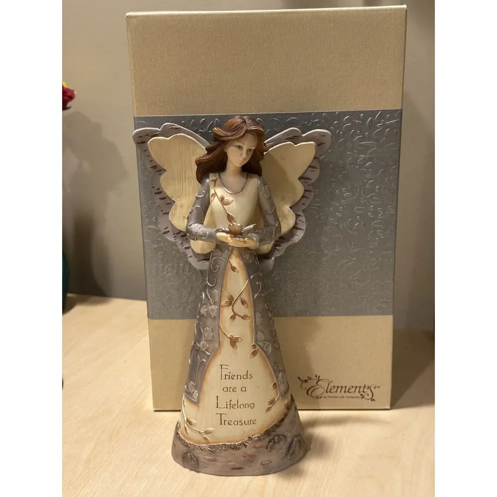 Elements Friend Angel Figurine Pavilion Gift Barbara McDonald 82004 Butterfly